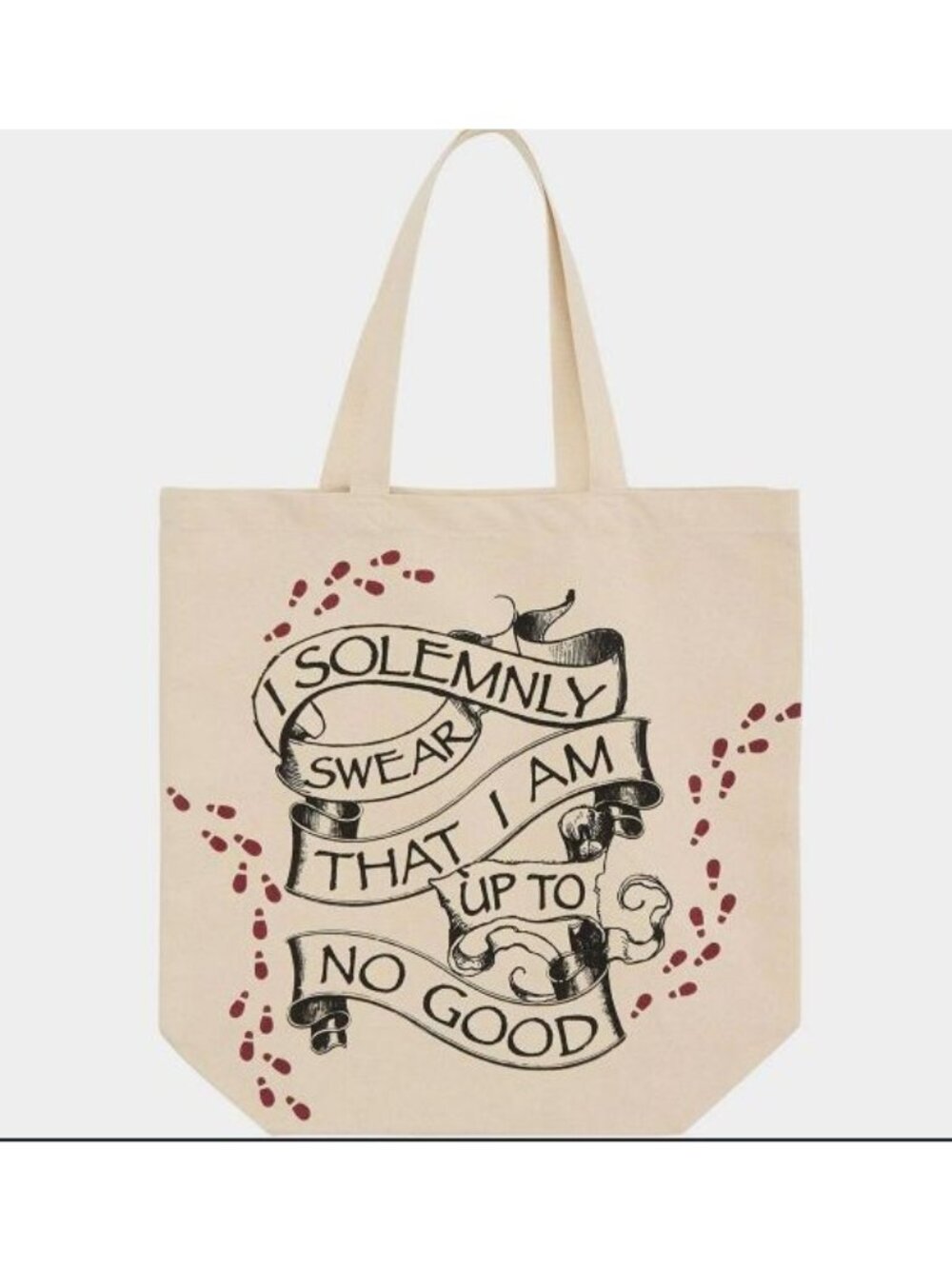 Harry Potter "I Solemnly Swear That I Am Up To No Good" Canvas Tote Bag